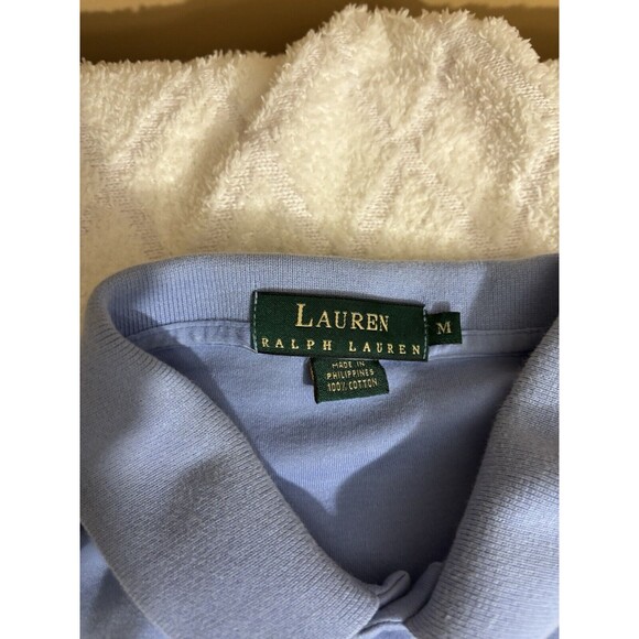 Lauren Ralph Lauren Light Blue Men’s Polo Front Pocket With Logo  Size Medium - Picture 11 of 13